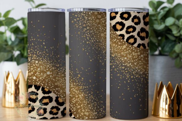 Black Gold Leopard Skinny 20oz Tumbler Review