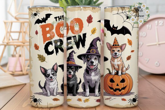 Halloween Dog Witch Pumpkin Tumbler Design Review