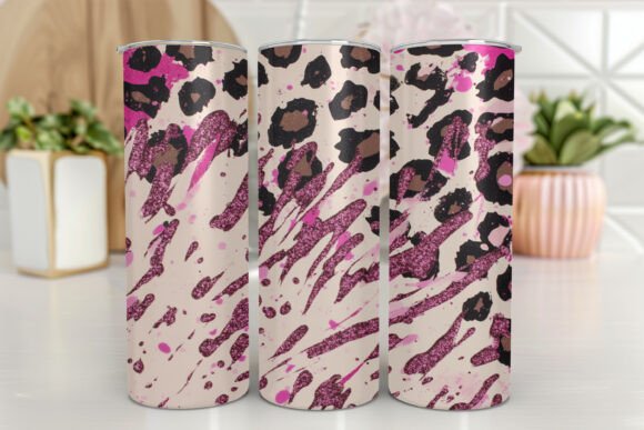Leopard Print Tumbler Wrap Glitter Gold Review