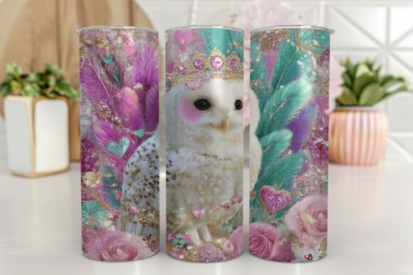 Owl Tumbler Wrap Winter Woodland PNG: A Designer's Review