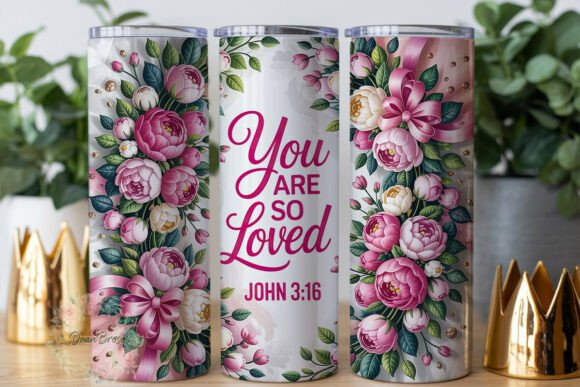 Pink Rose Floral John 3:16 Tumbler Wrap Review
