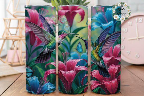 Review: Hummingbird Floral Garden 20oz Tumbler Design