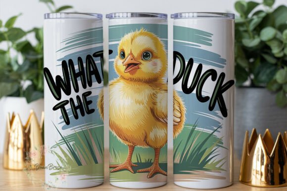Review: What the Duck Chick 20oz Tumbler Wrap Design