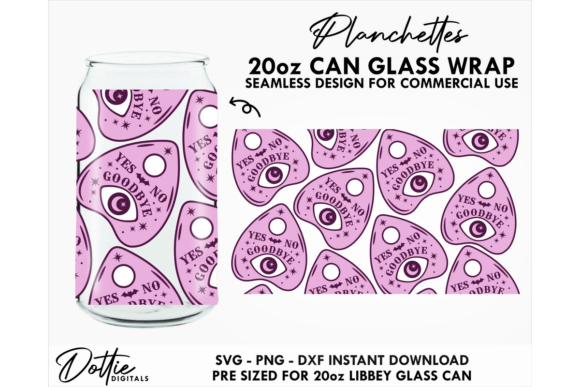 Witchy Halloween 20oz Glass Can Wrap SVG: A Designer's Take